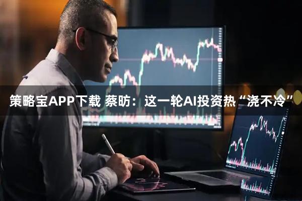 策略宝APP下载 蔡昉：这一轮AI投资热“浇不冷”